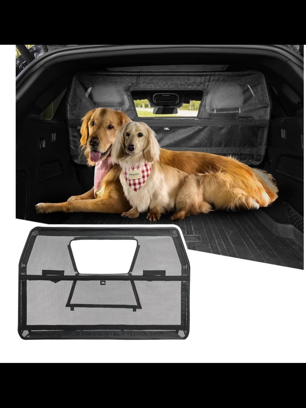 JOYTUTUS 46" Wide Dog Car Barrier. NWOT